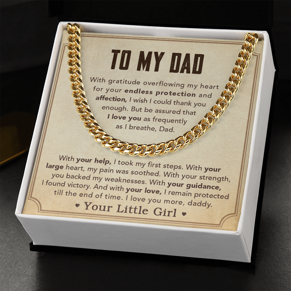 A Special Gift for Your Dad - Cuban Link Chain - Free shipping