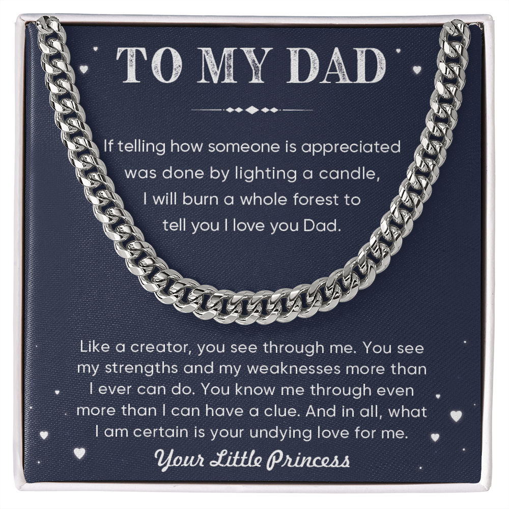 A Sepcial Gift for Your Dad - Cuban Link Chain - Free shipping