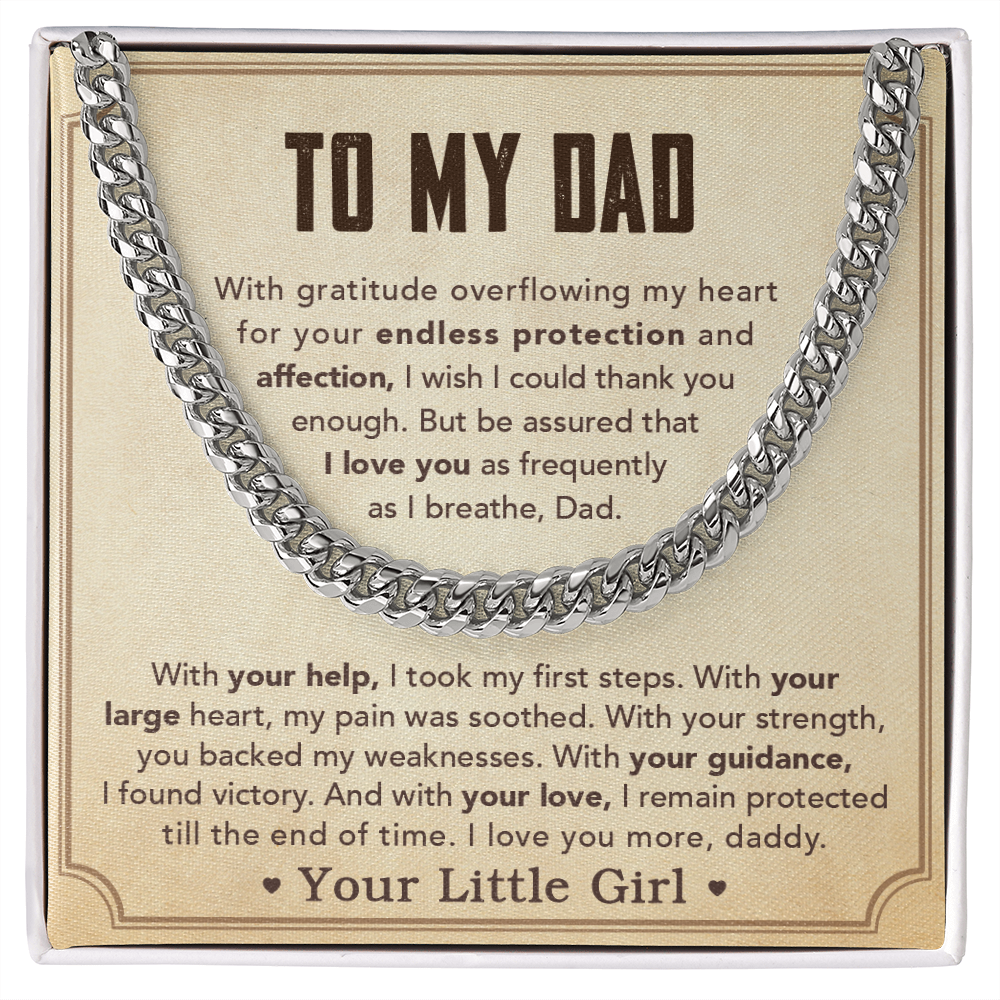 A Special Gift for Your Dad - Cuban Link Chain - Free shipping