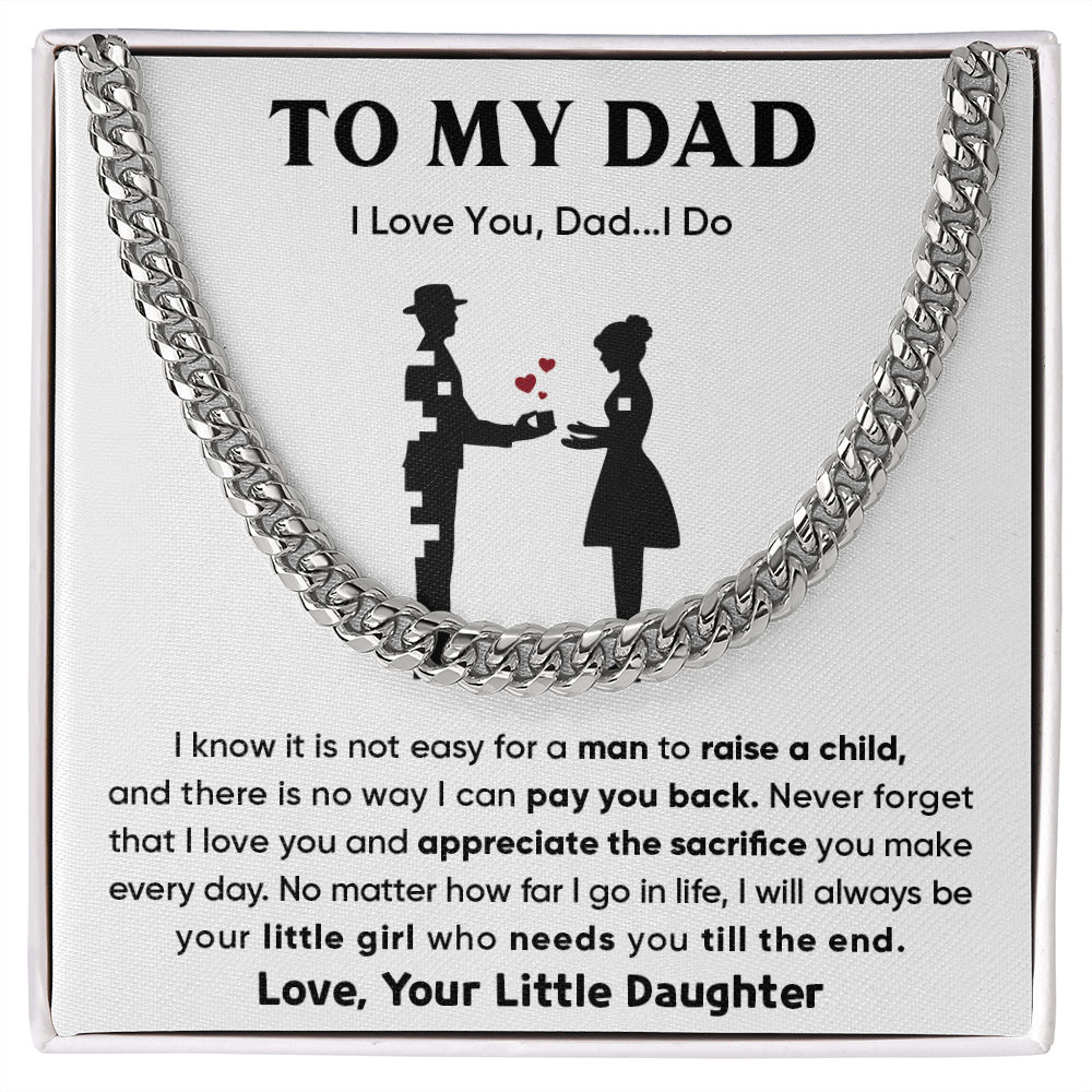 A Sepcial Gift for Your Dad - Cuban Link Chain - Free shipping