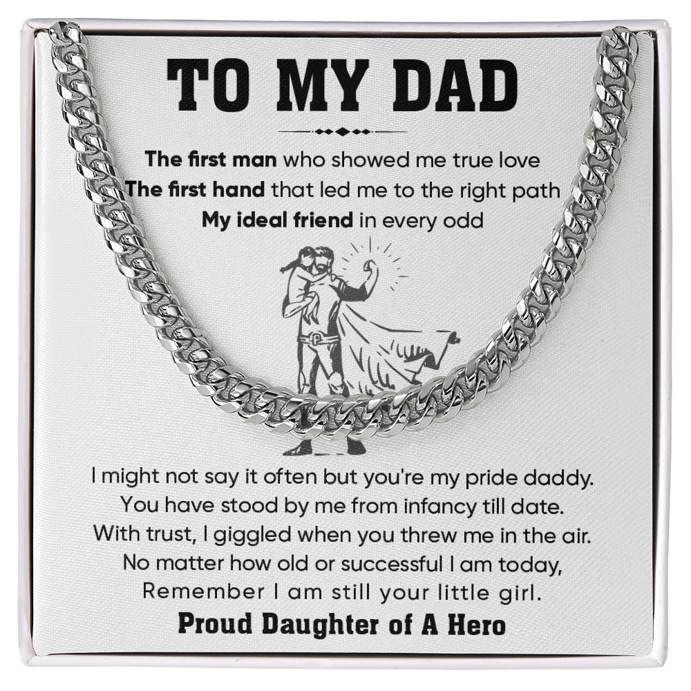 A Special Gift For Your Dad - Cuban Link Chain- Free Shipping