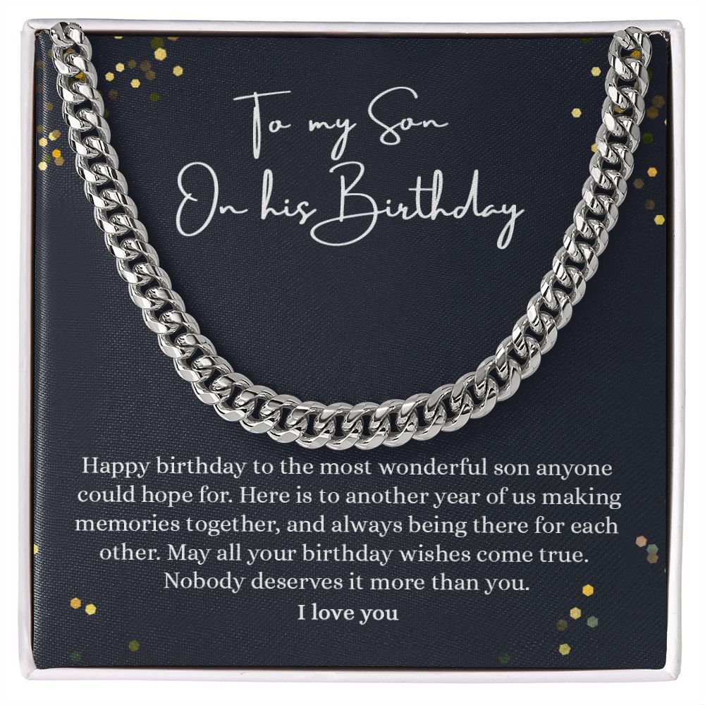 To My Son - Cuban Link - B0BHPSPGL4