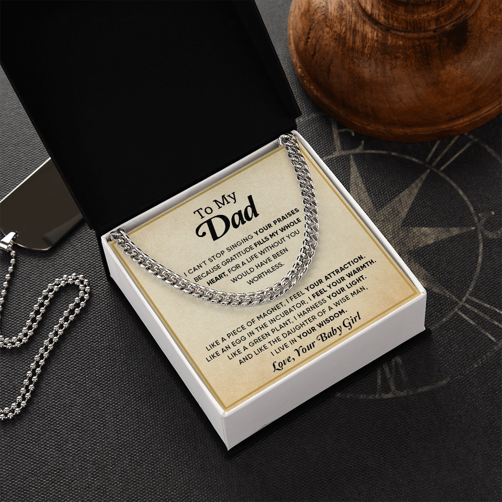A Special Gift for Your Dad - Cuban Link Chain - Free shipping