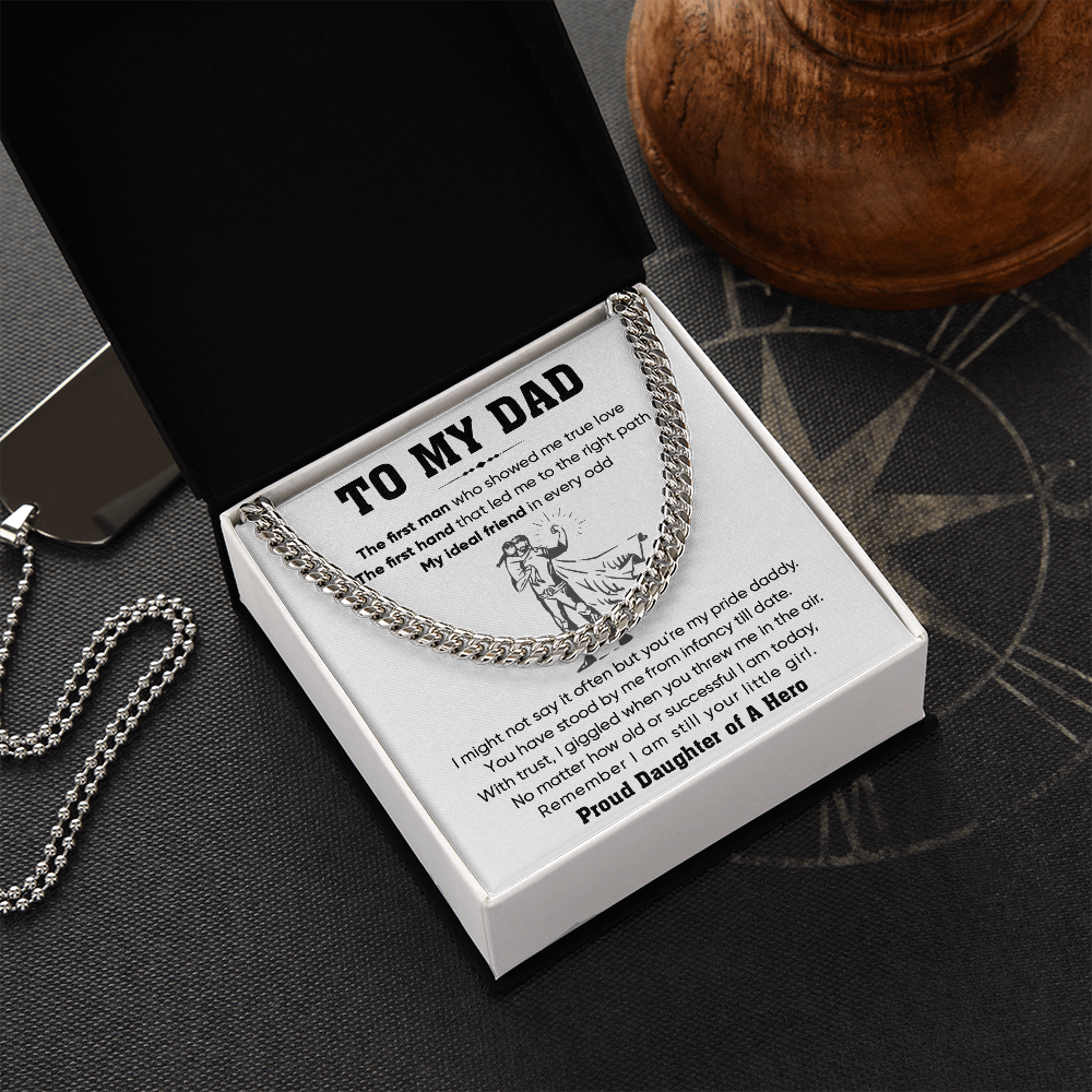 A Special Gift For Your Dad - Cuban Link Chain- Free Shipping
