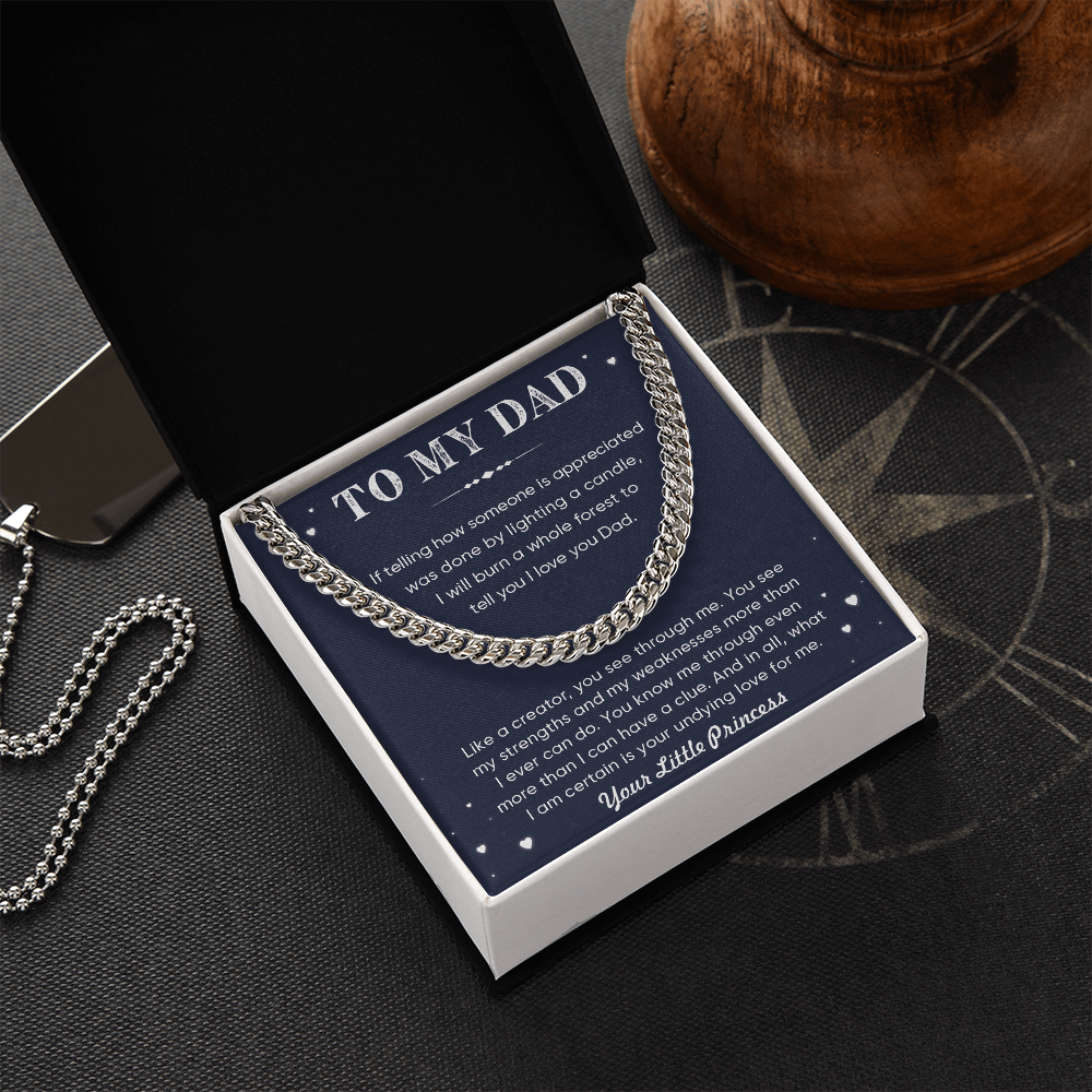 A Sepcial Gift for Your Dad - Cuban Link Chain - Free shipping