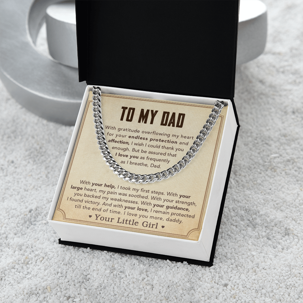 A Special Gift for Your Dad - Cuban Link Chain - Free shipping