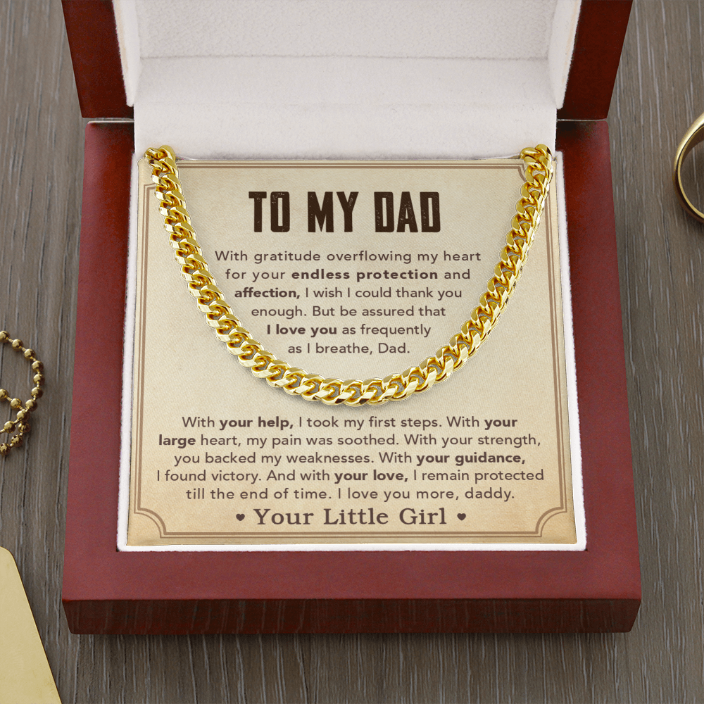 A Special Gift for Your Dad - Cuban Link Chain - Free shipping