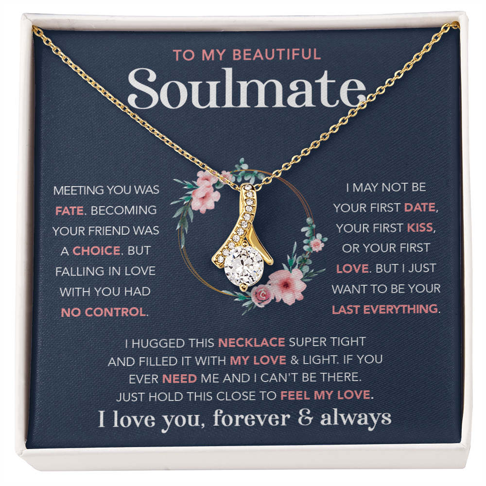 To My Soulmate From Boyfriend Husband - Alluring Beauty Necklace