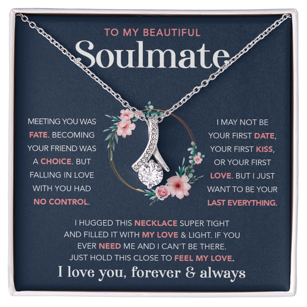To My Soulmate From Boyfriend Husband - Alluring Beauty Necklace