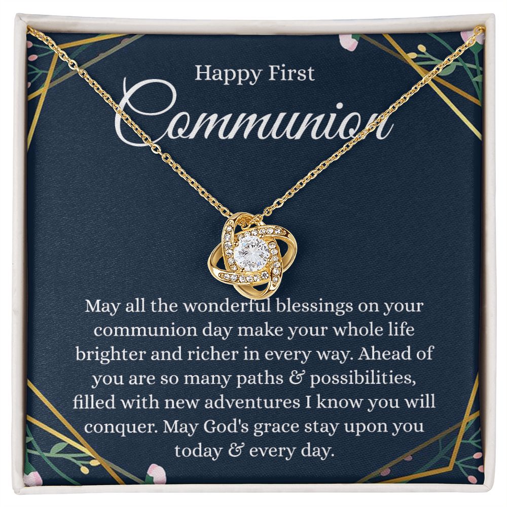 Communion - Love Knot Necklace - B0BHTQX9BC