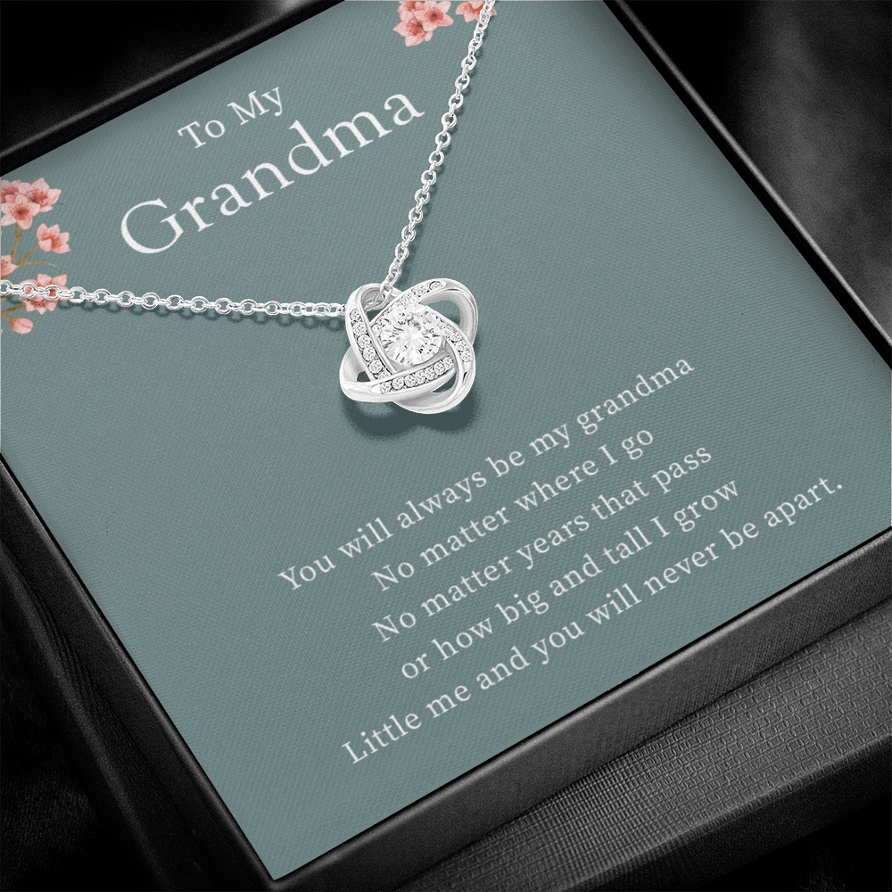 To My Grandma From Granddaughter - Love Knot Necklace