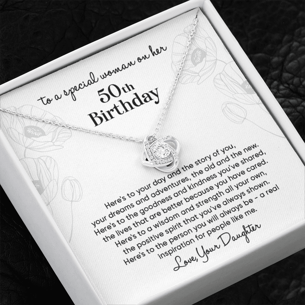 Birthday Gifts For Women - Love Knot Necklace