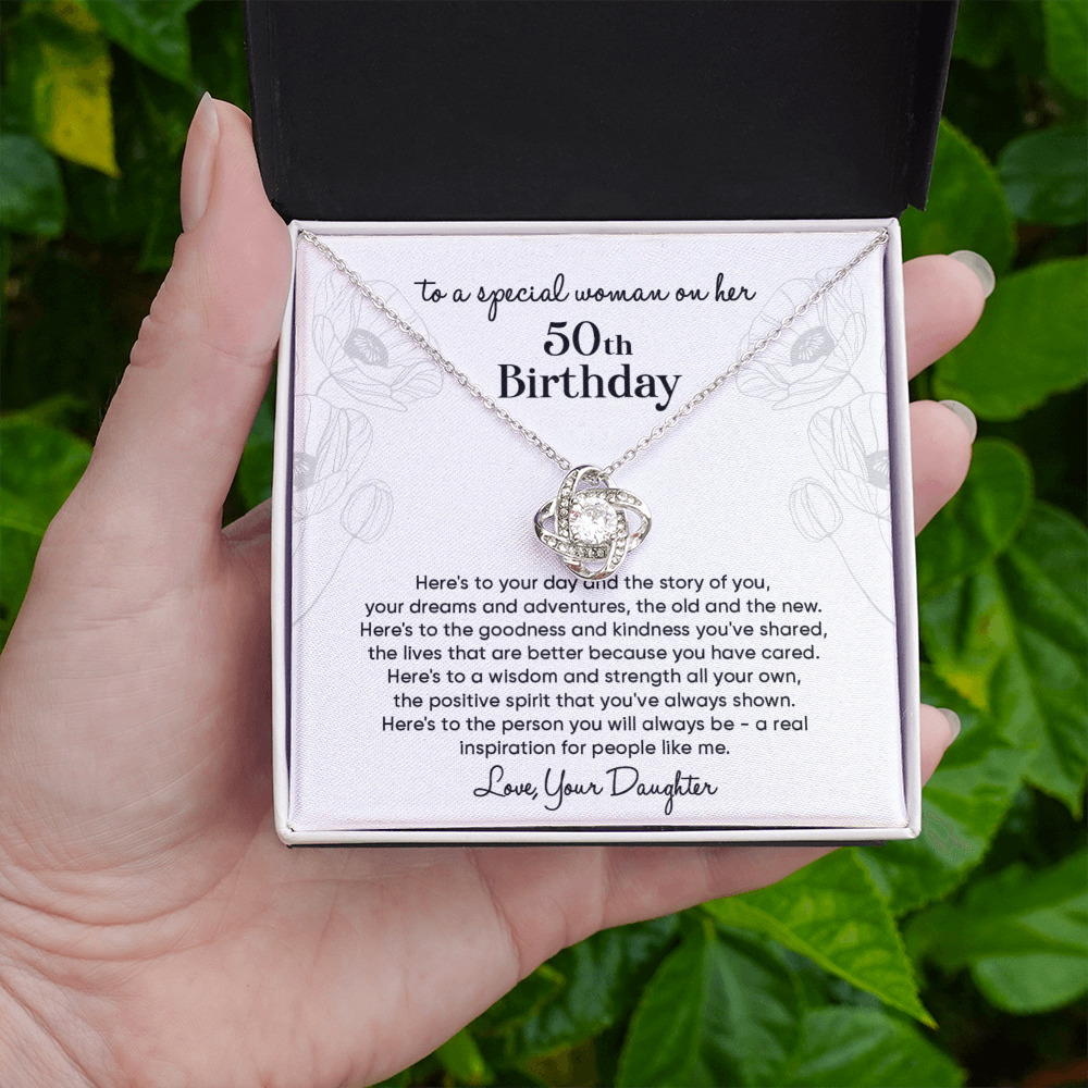 Birthday Gifts For Women - Love Knot Necklace