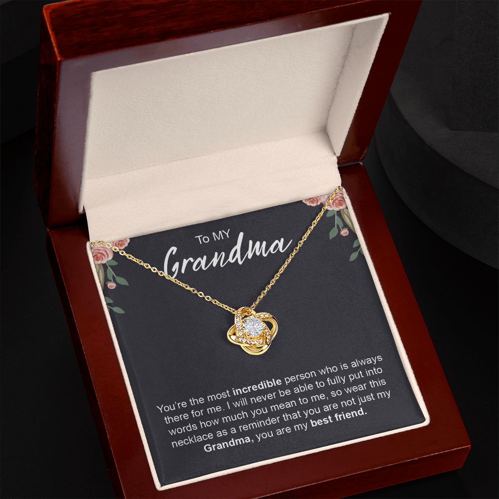 Love Knot Necklace - B0BGGW1VSC - Grandma jewelry