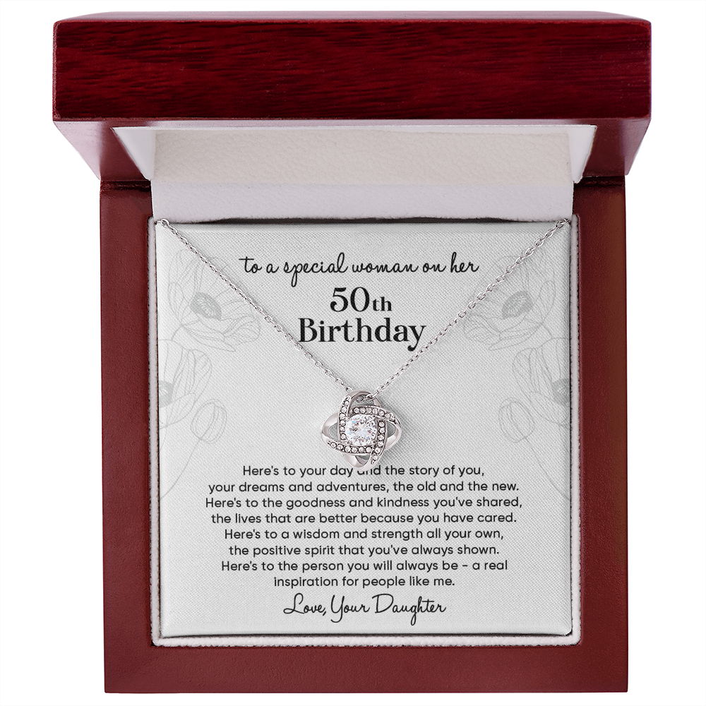 Birthday Gifts For Women - Love Knot Necklace