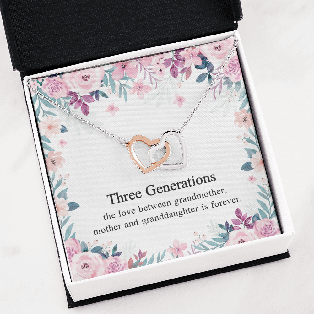 Generations Necklace For Grandma Mother Granddaughter
