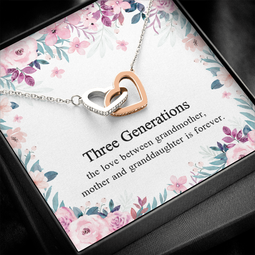 Generations Necklace For Grandma Mother Granddaughter