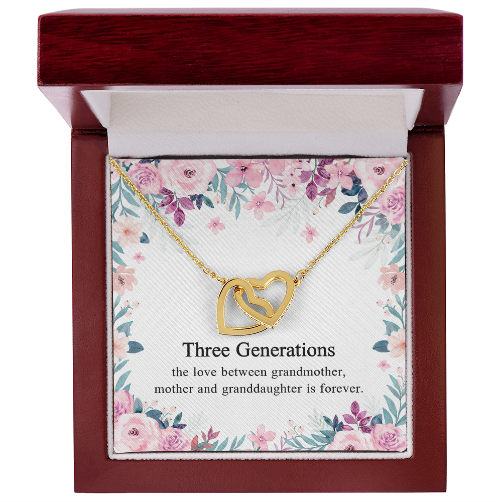 Generations Necklace For Grandma Mother Granddaughter