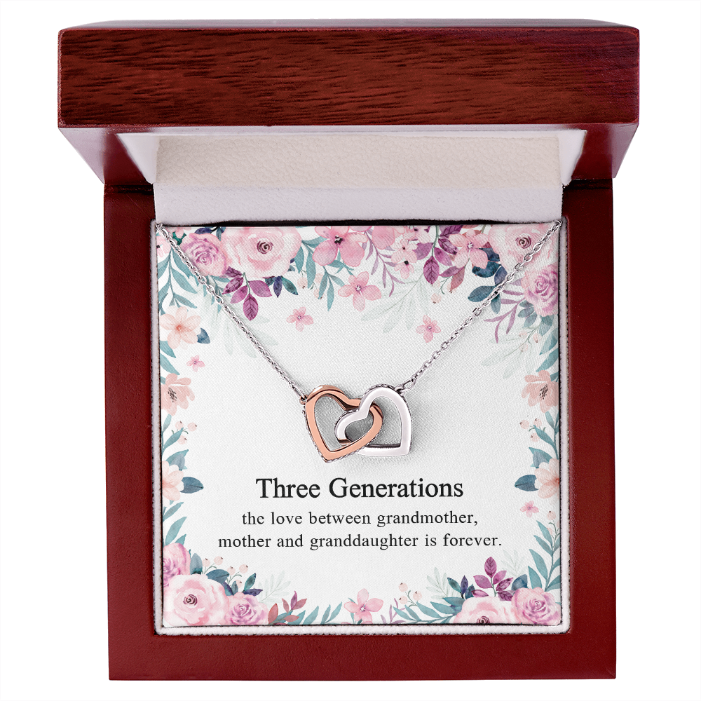 Generations Necklace For Grandma Mother Granddaughter
