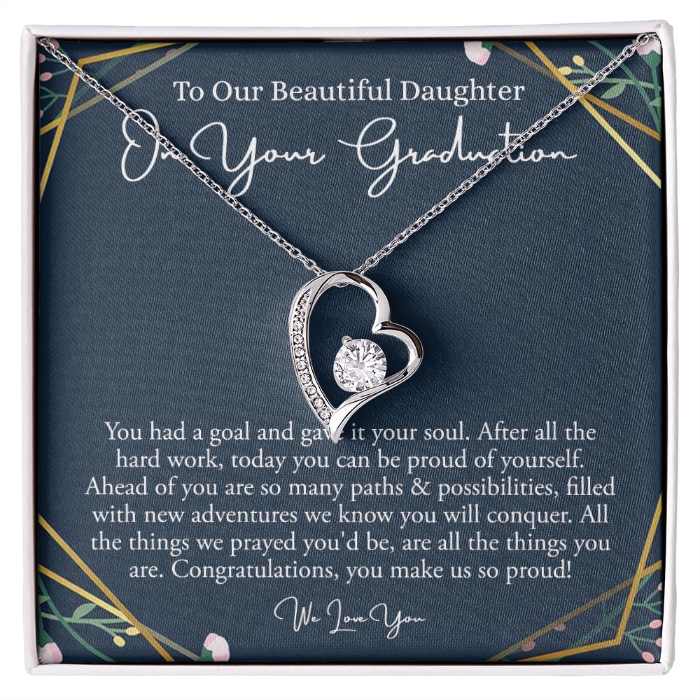 Forever Love Necklace - B0BHTRYNSY - On your graduation