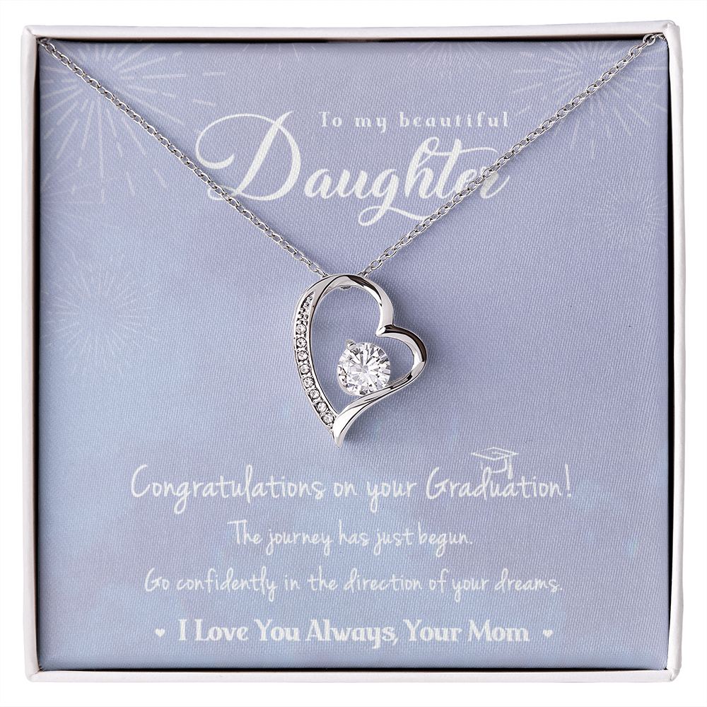 A Special Gift For Your Daughter on Graduation Day - Forever Love Necklace - Free Shipping