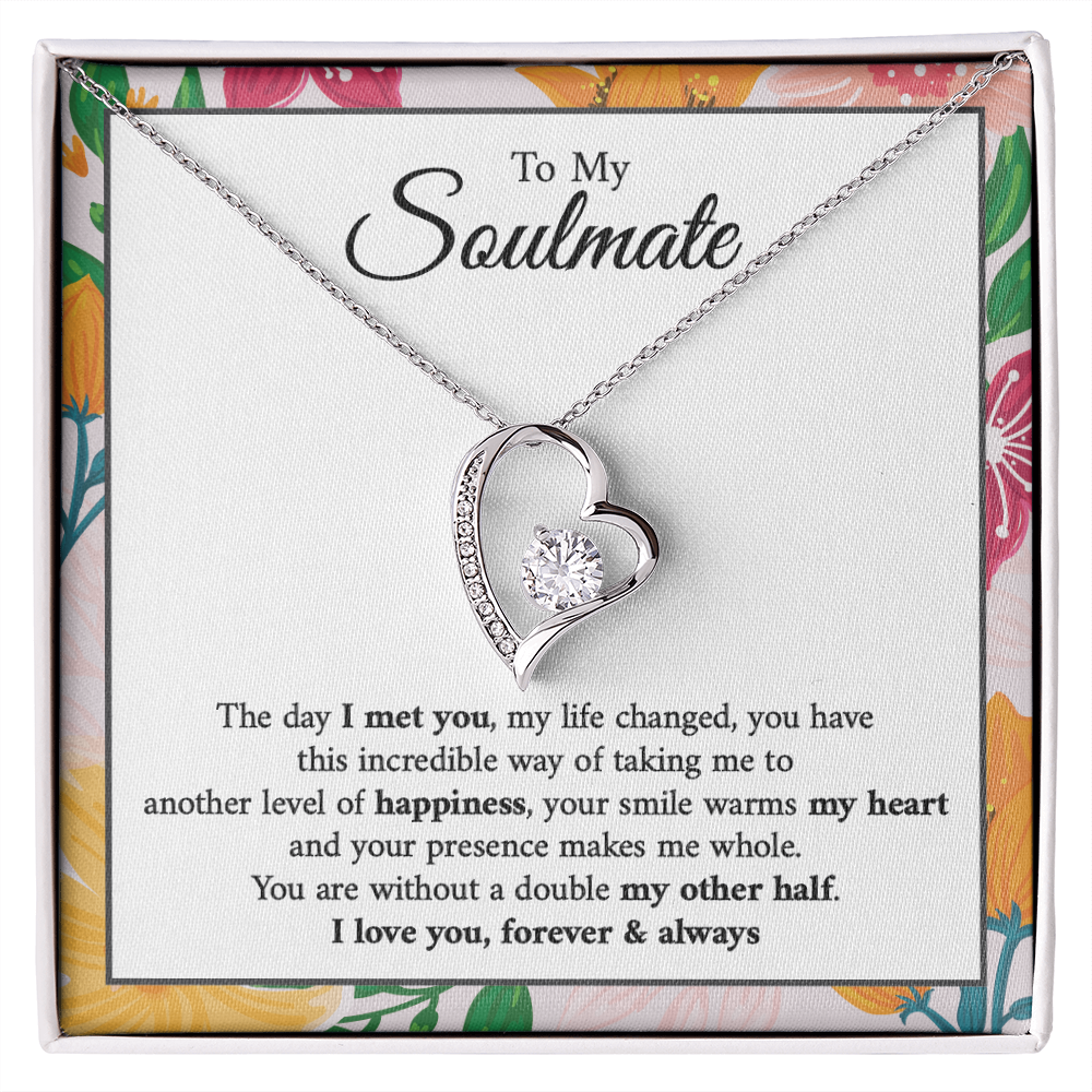 Couples Gifts Necklace To My Soulmate - Forever Love Necklace