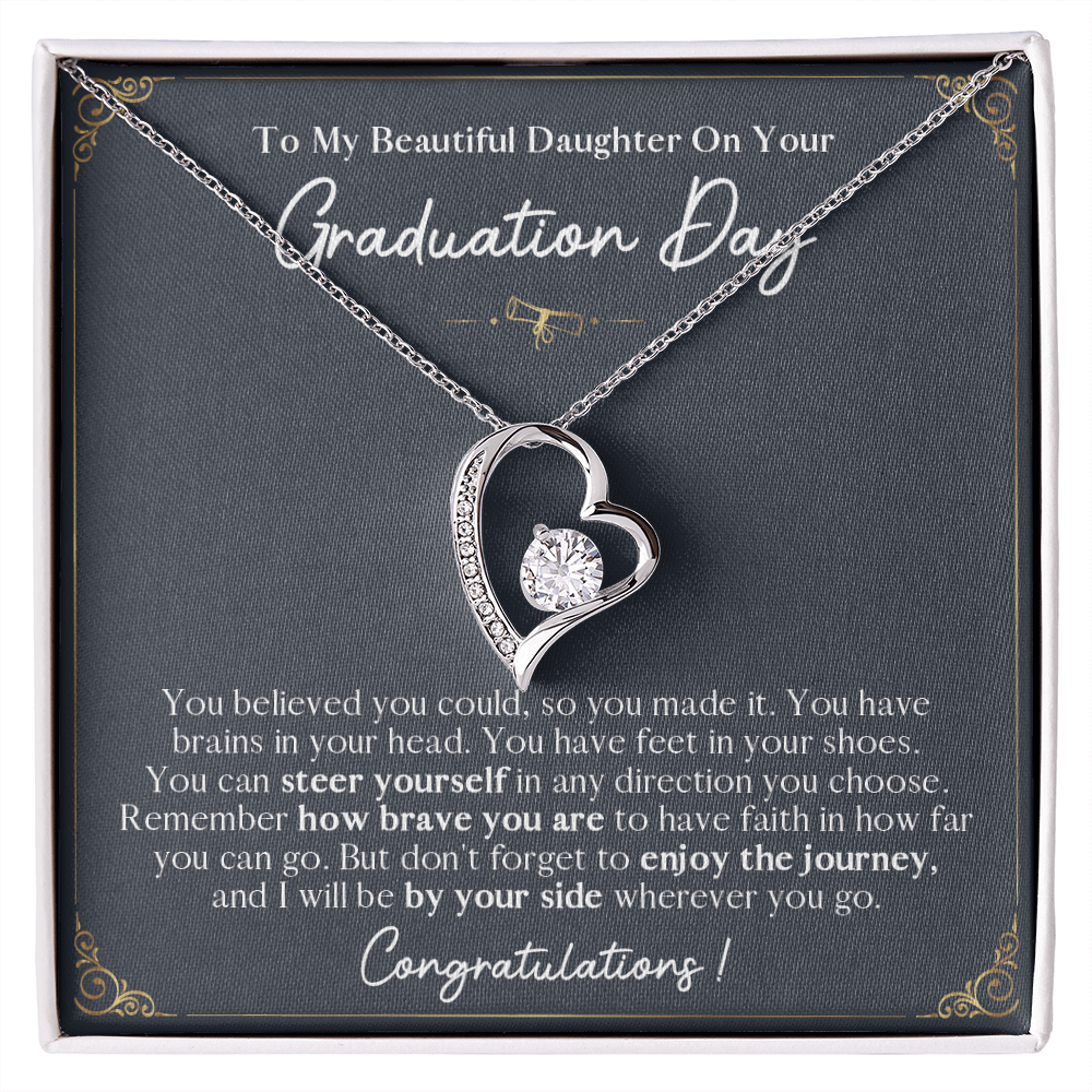A Special Gift For Your Daughter on Graduation Day  -  Forever Love Necklace - Free Shipping