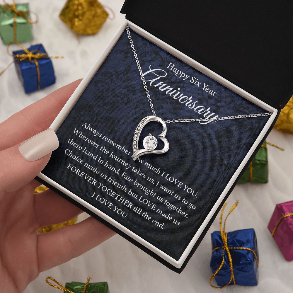 6th Anniversary jewelry - Forver Love - B0BHPVKKC1