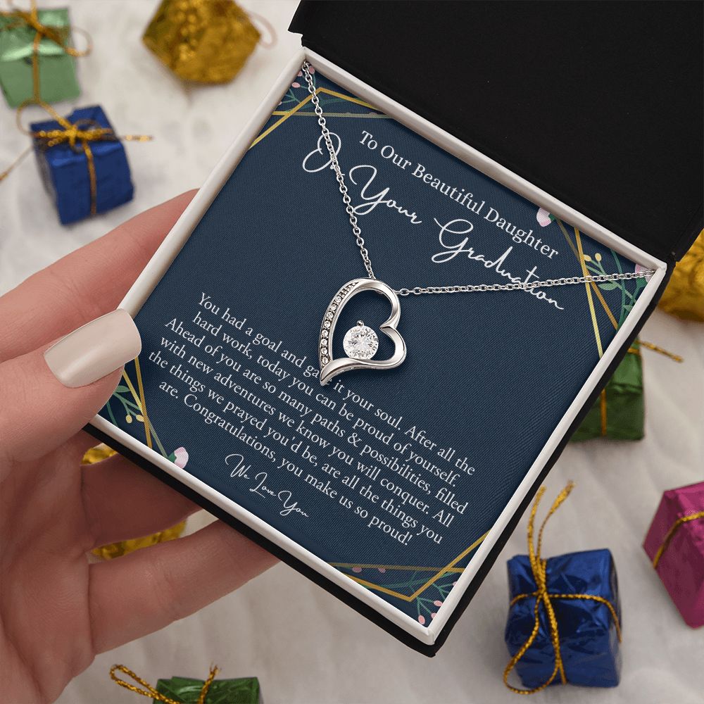 Forever Love Necklace - B0BHTRYNSY - On your graduation