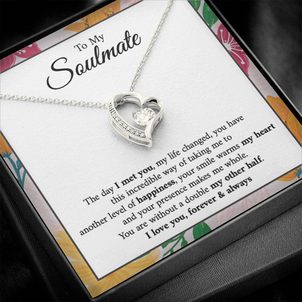Couples Gifts Necklace To My Soulmate - Forever Love Necklace