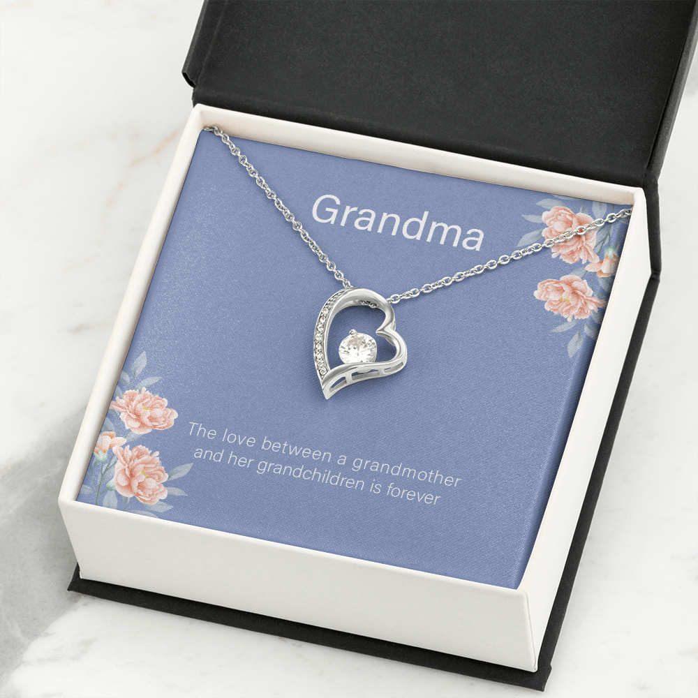 To My Grandma From Granddaughter - Forever Love Necklace