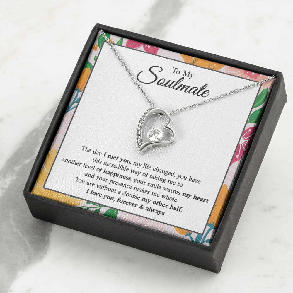 Couples Gifts Necklace To My Soulmate - Forever Love Necklace