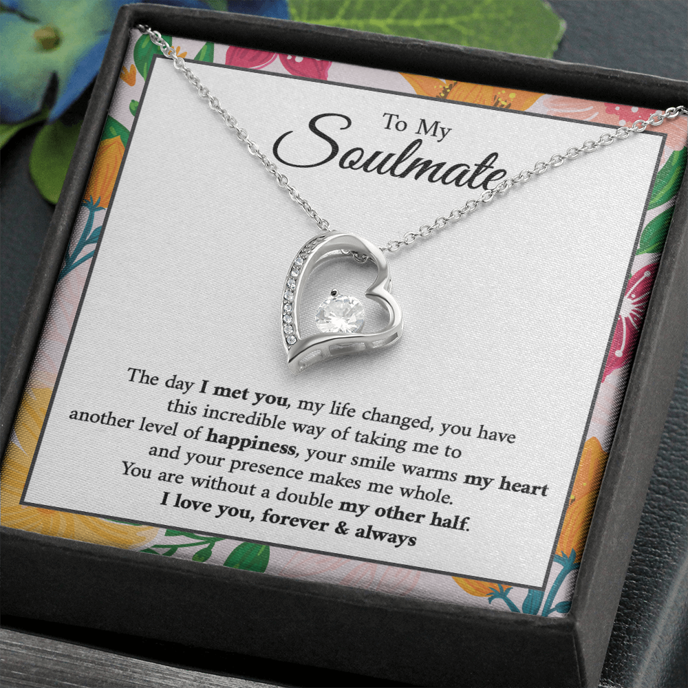 Couples Gifts Necklace To My Soulmate - Forever Love Necklace