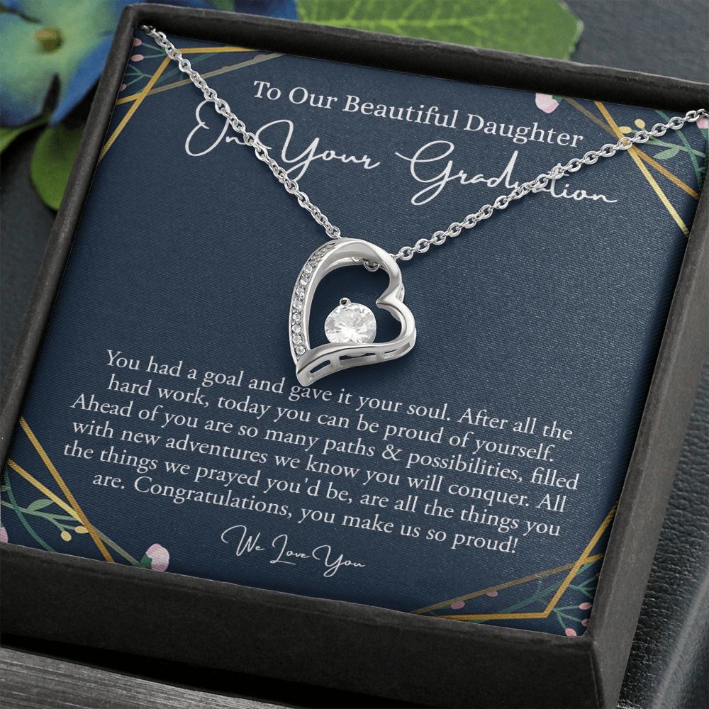 Forever Love Necklace - B0BHTRYNSY - On your graduation