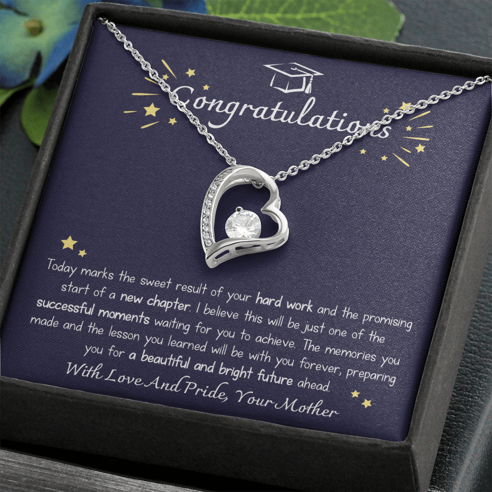 A Special Gift For Your Daughter on Graduation Day  - Forever Love Necklace - Free Shipping