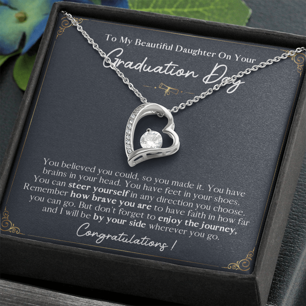 A Special Gift For Your Daughter on Graduation Day  -  Forever Love Necklace - Free Shipping