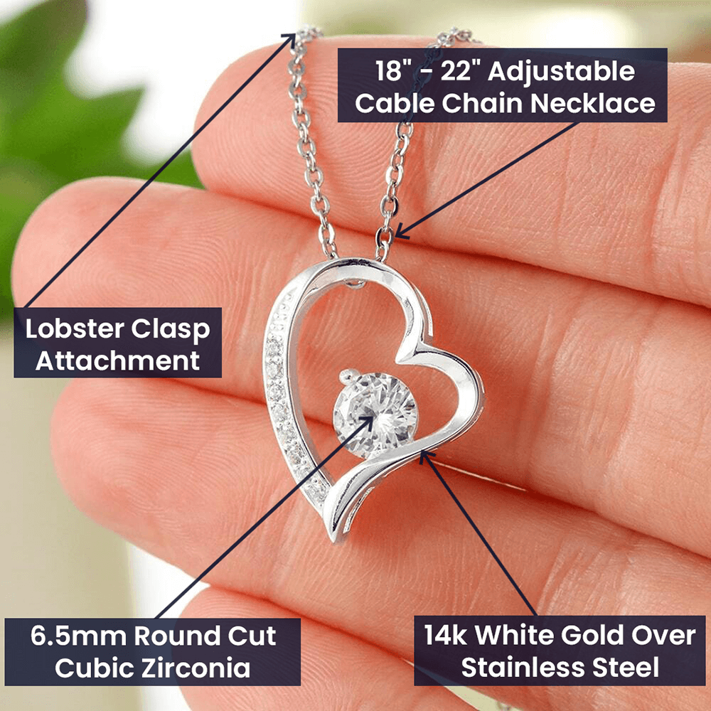 A Special Gift For Your Daughter on Graduation Day  - Forever Love Necklace - Free Shipping