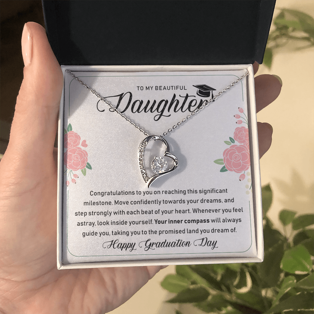 A Special Gift For Your Daughter on Graduation Day  - Forever Love Necklace - Free Shipping