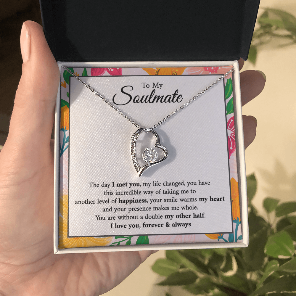Couples Gifts Necklace To My Soulmate - Forever Love Necklace