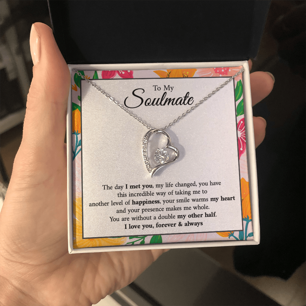 Couples Gifts Necklace To My Soulmate - Forever Love Necklace