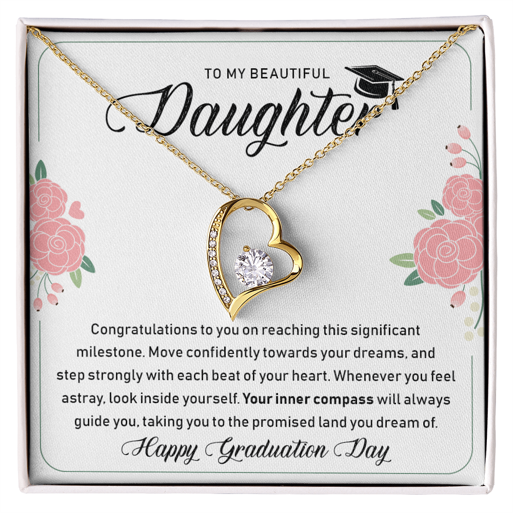 A Special Gift For Your Daughter on Graduation Day  - Forever Love Necklace - Free Shipping