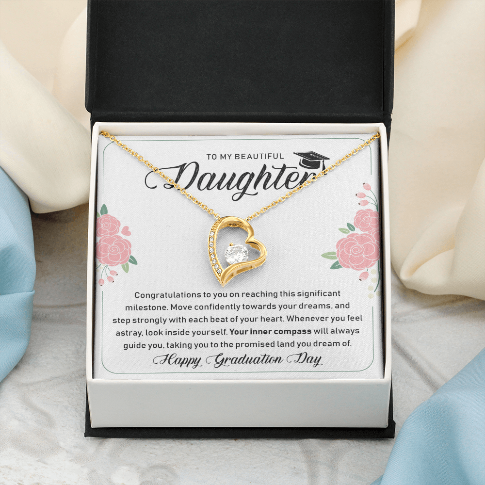 A Special Gift For Your Daughter on Graduation Day  - Forever Love Necklace - Free Shipping