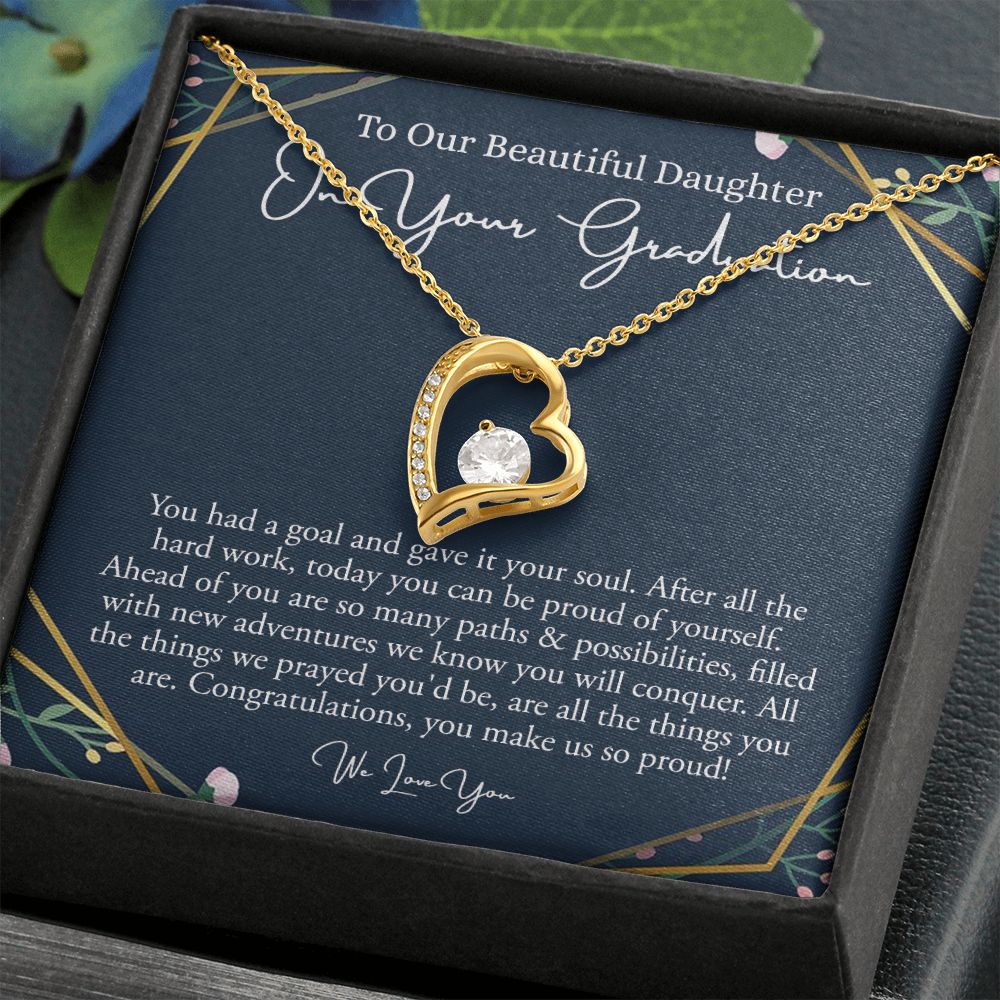 Forever Love Necklace - B0BHTRYNSY - On your graduation