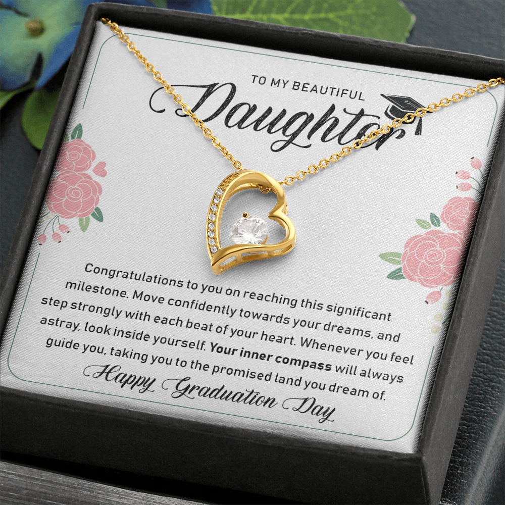 A Special Gift For Your Daughter on Graduation Day  - Forever Love Necklace - Free Shipping