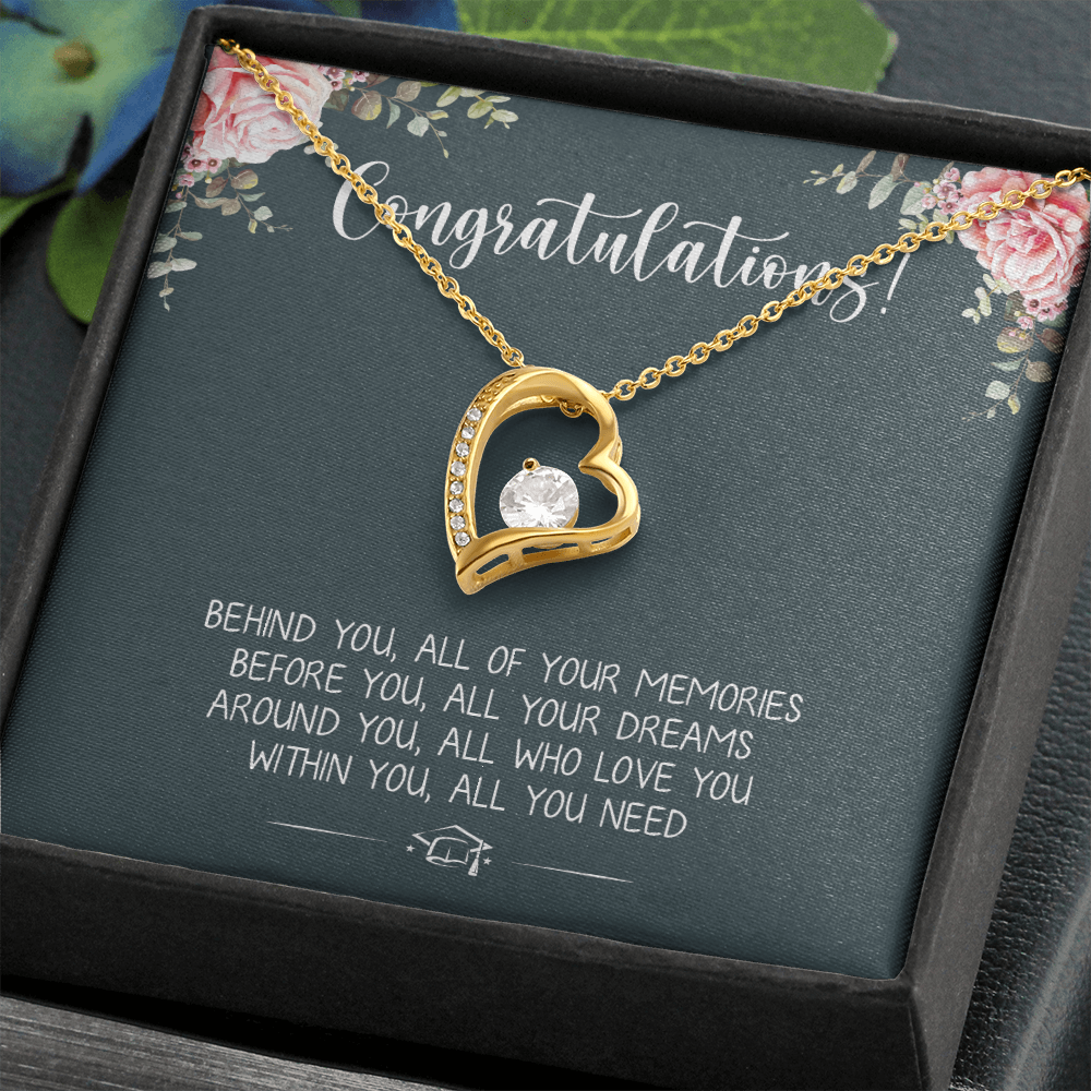 A Special Gift For Your Daughter Granddaughter on Graduation Day  - Forever Love Necklace - Free Shipping