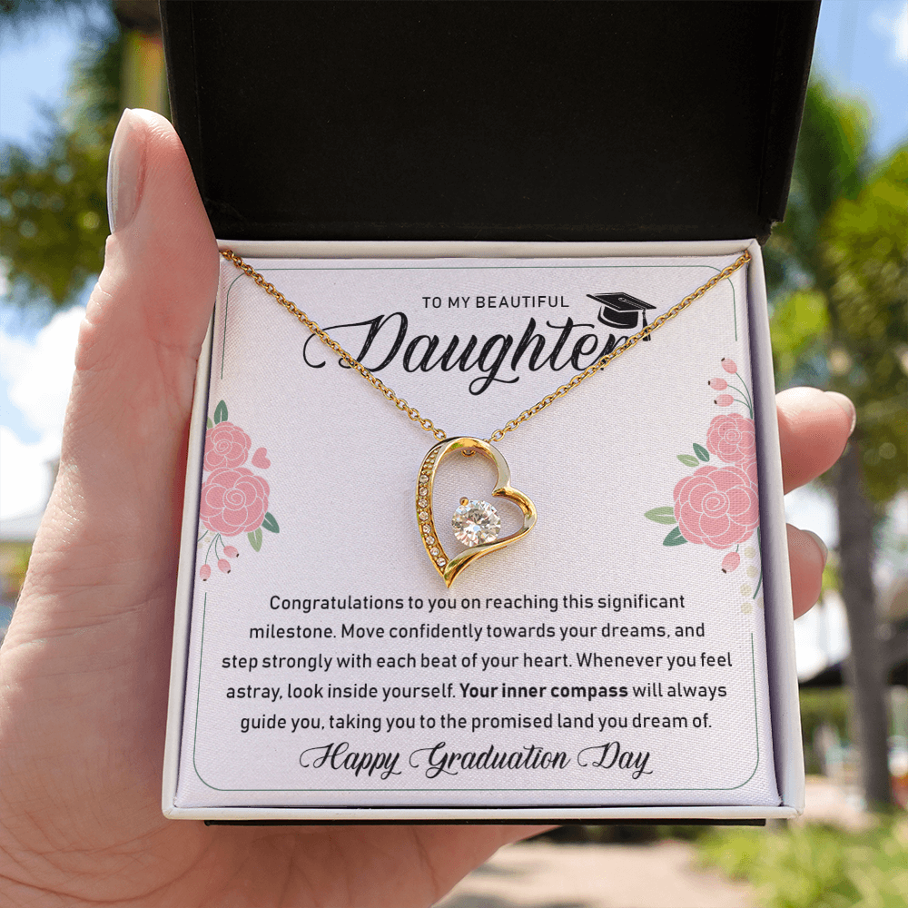 A Special Gift For Your Daughter on Graduation Day  - Forever Love Necklace - Free Shipping