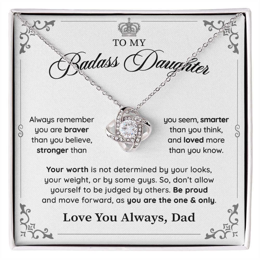 A Sepcial Gift for Your Daughter - The Love Knot - Free shipping