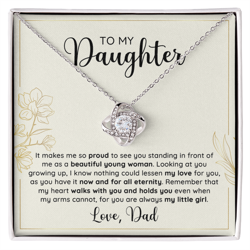 A Special Gift for Your Daughter - The Love Knot - Free shipping