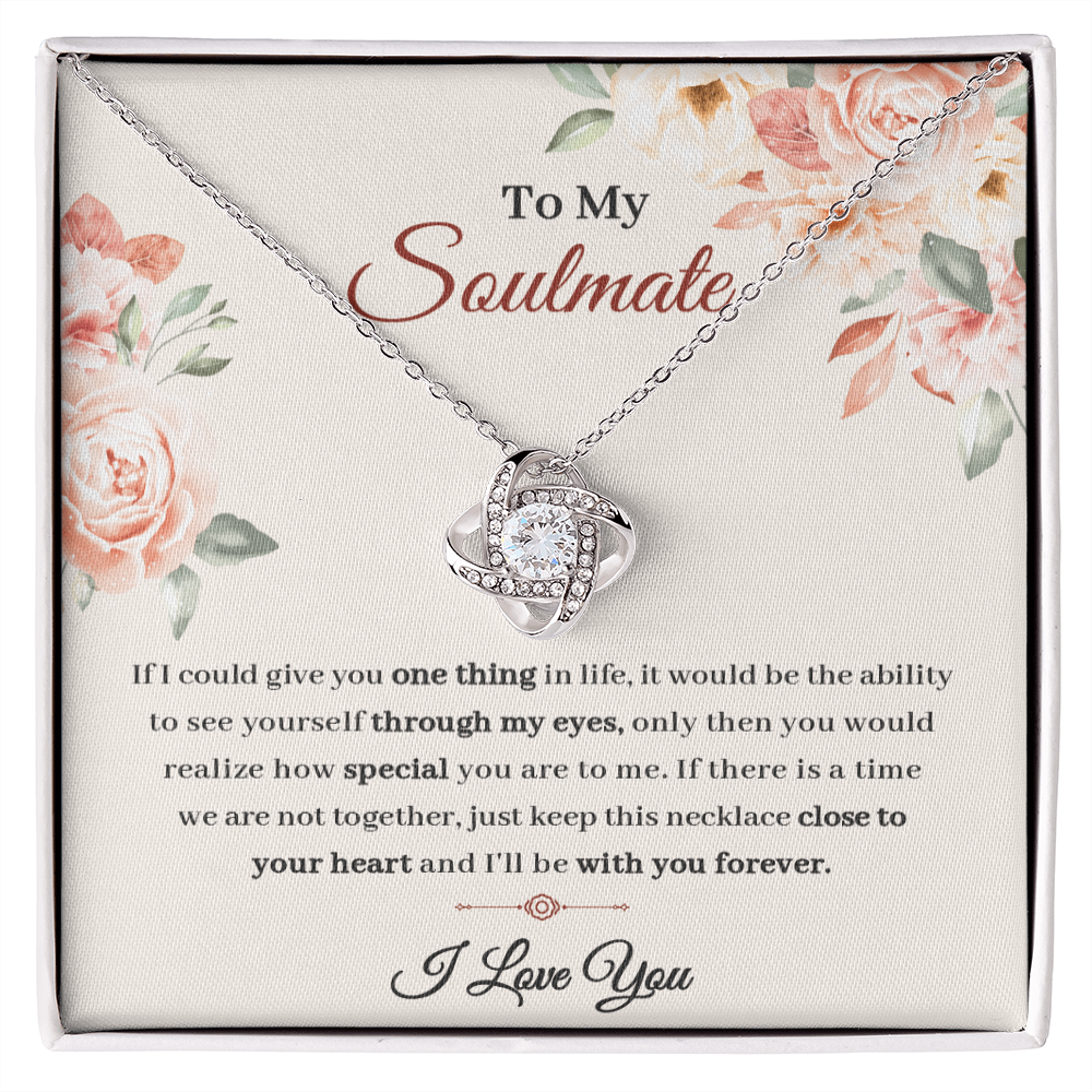 A Special Gift for Your Soulmate - Love Knot Necklace - Free shipping