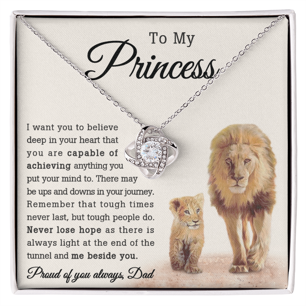 A Special Gift for Your Daughter - The Love Knot - Free shipping